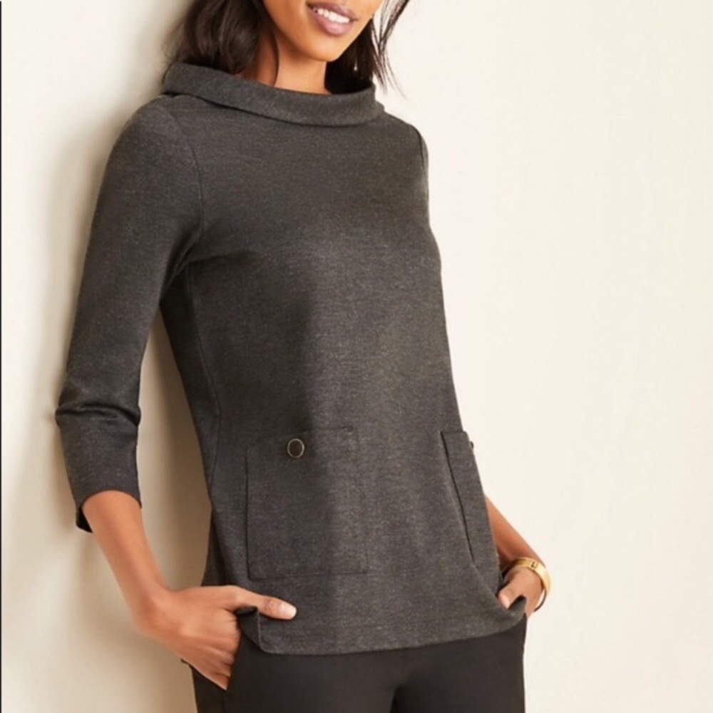 Ann Taylor Melange XSP roll neck layering top